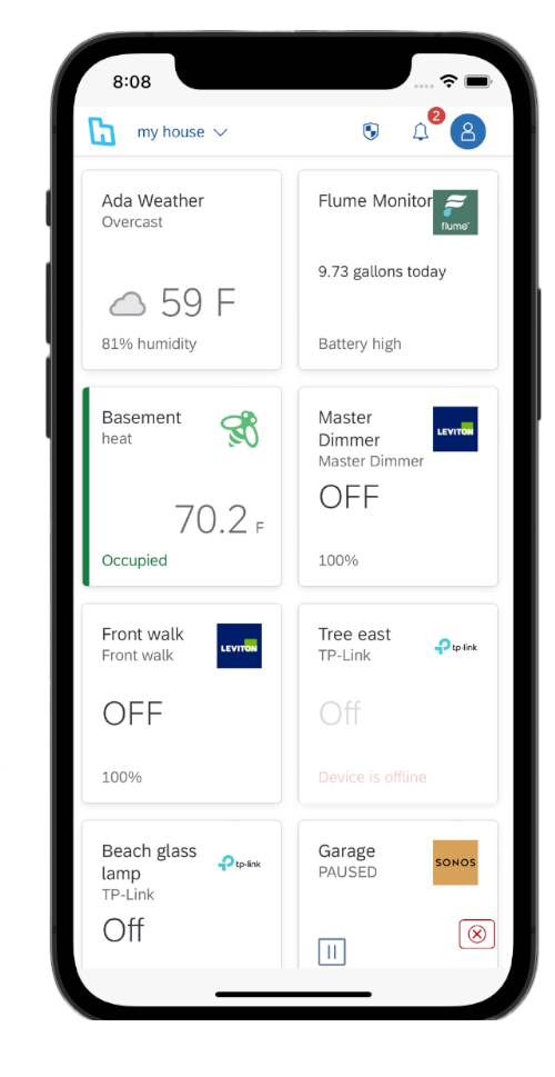 Home Alerts app